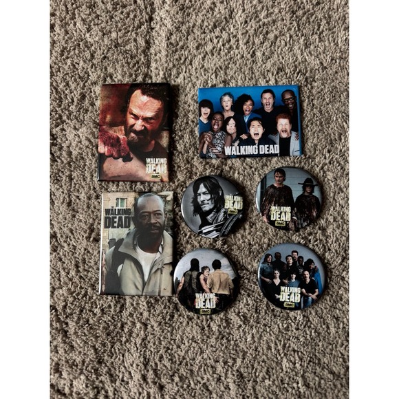 The Walking Dead Magnets AMC TV Show Collectibles Set - Picture 1 of 7